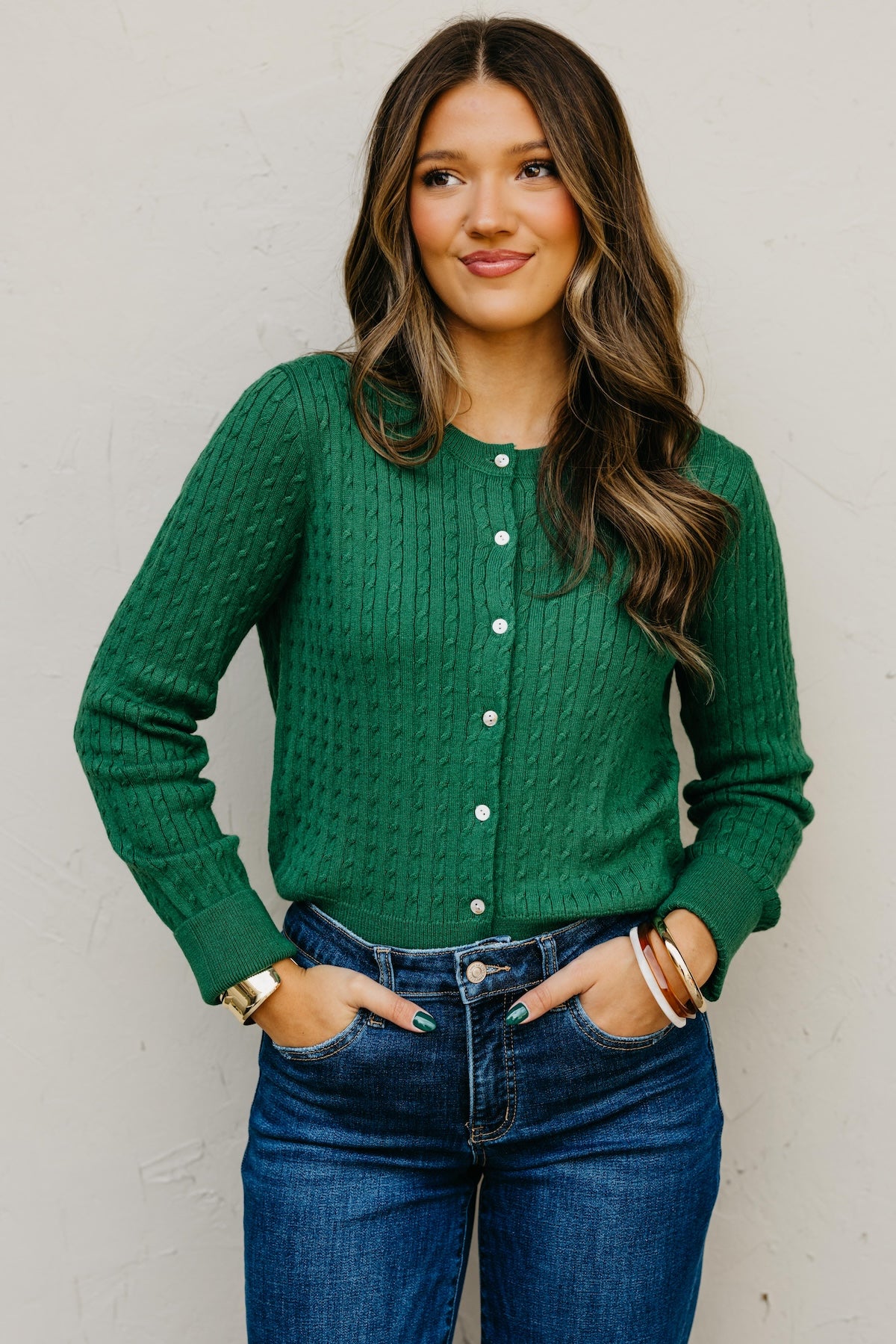 The Osbourne Cable Knit Sweater Cardigan