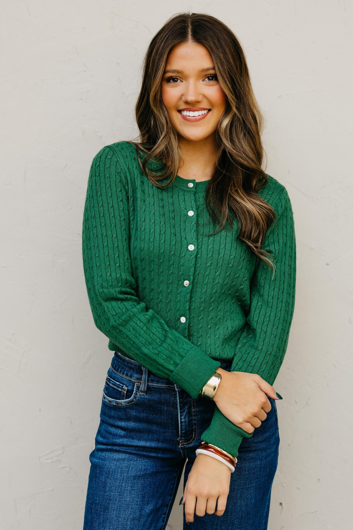 The Osbourne Cable Knit Sweater Cardigan