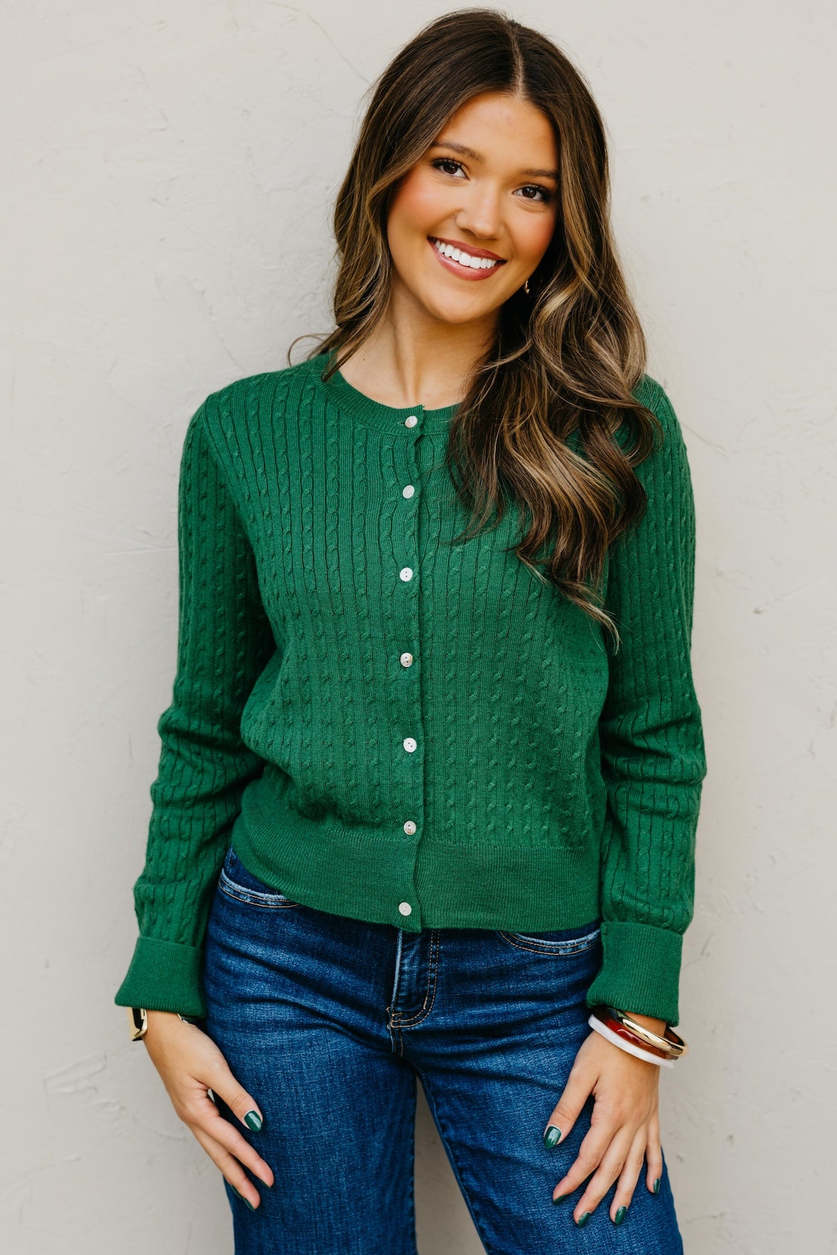 The Osbourne Cable Knit Sweater Cardigan