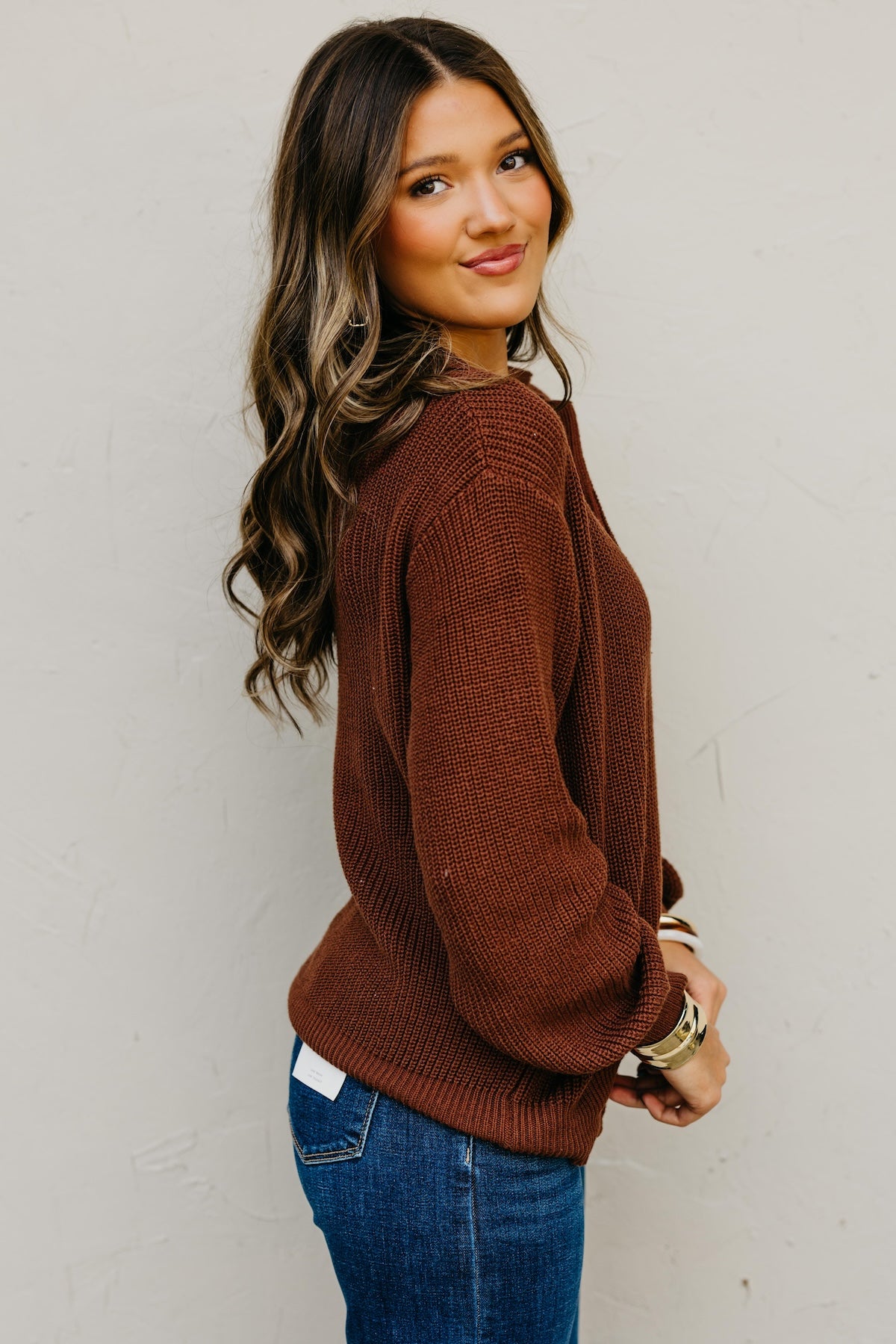 The Houston Collared Button Sweater