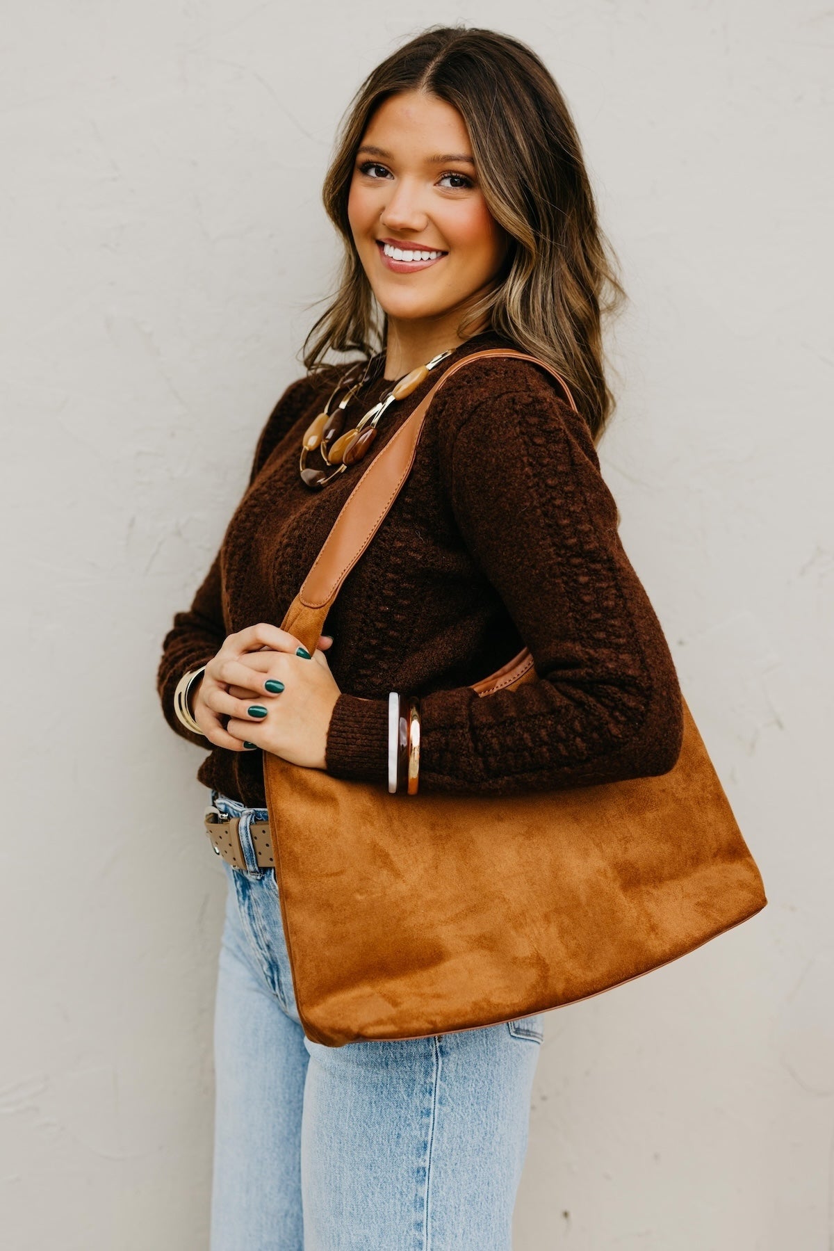 The Kendall Textured Cable Stitch Pullover Sweater