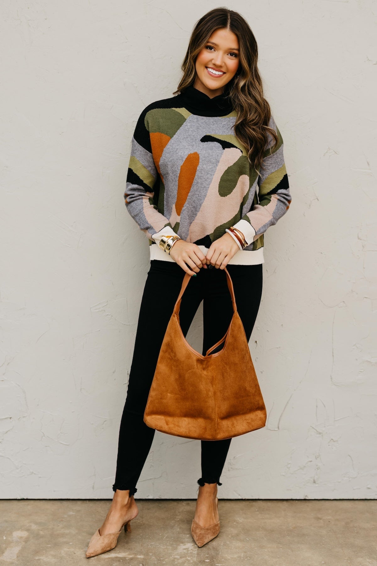 The Brentley Mock Neck Sweater