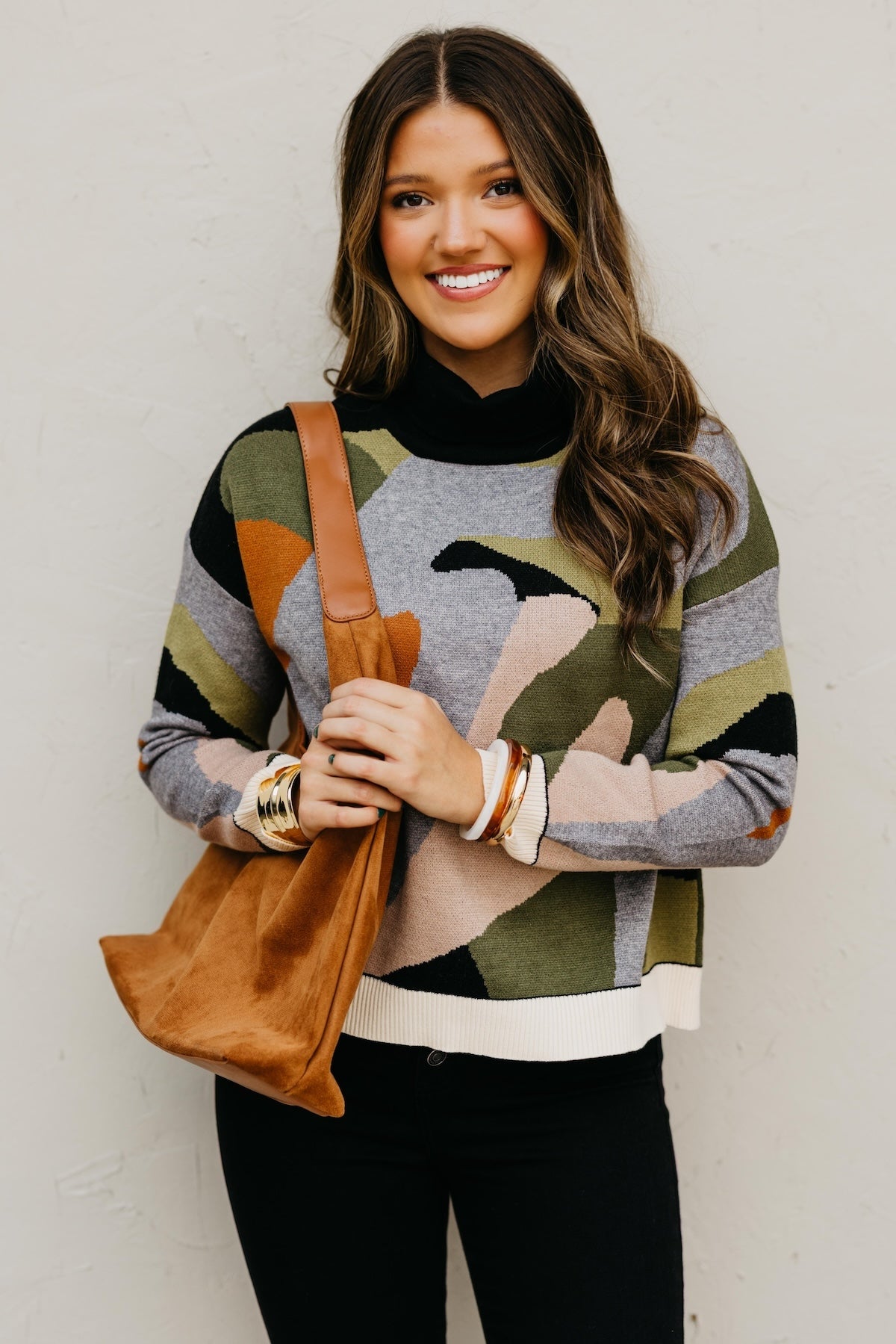 The Brentley Mock Neck Sweater