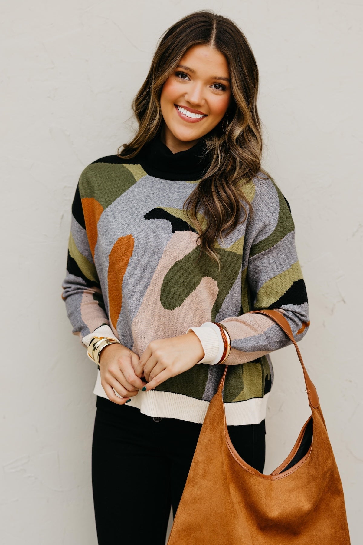 The Brentley Mock Neck Sweater