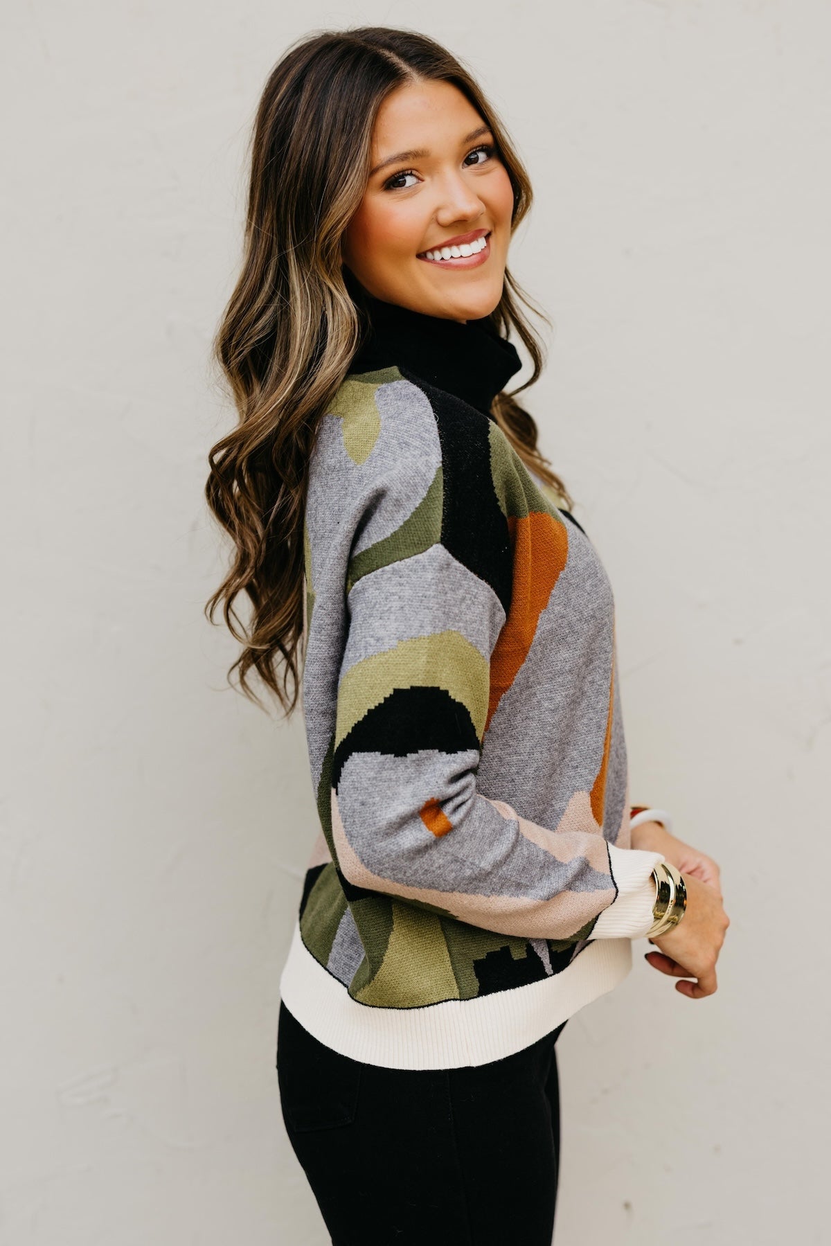 The Brentley Mock Neck Sweater