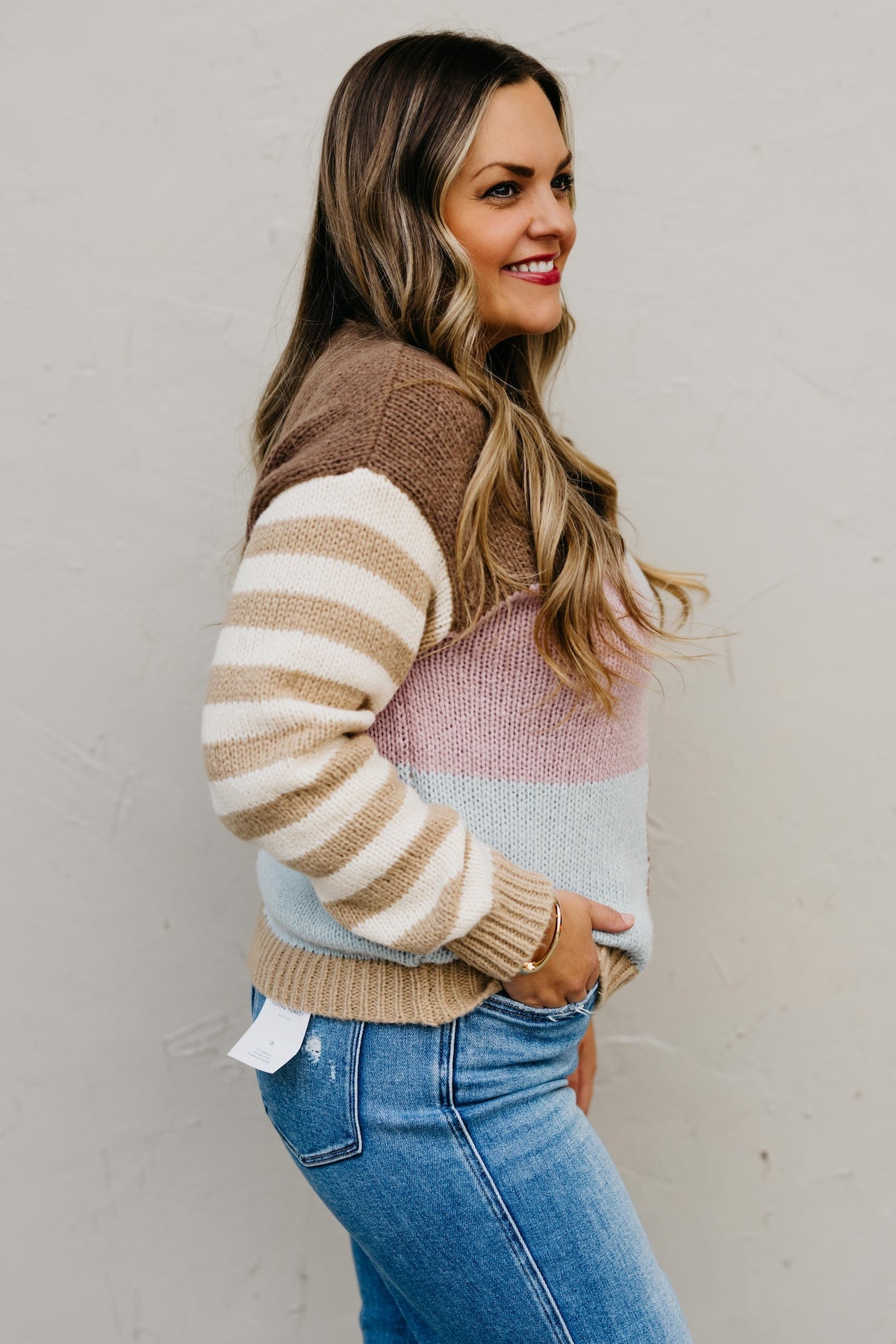 The Mystery Multi Color Block Sweater