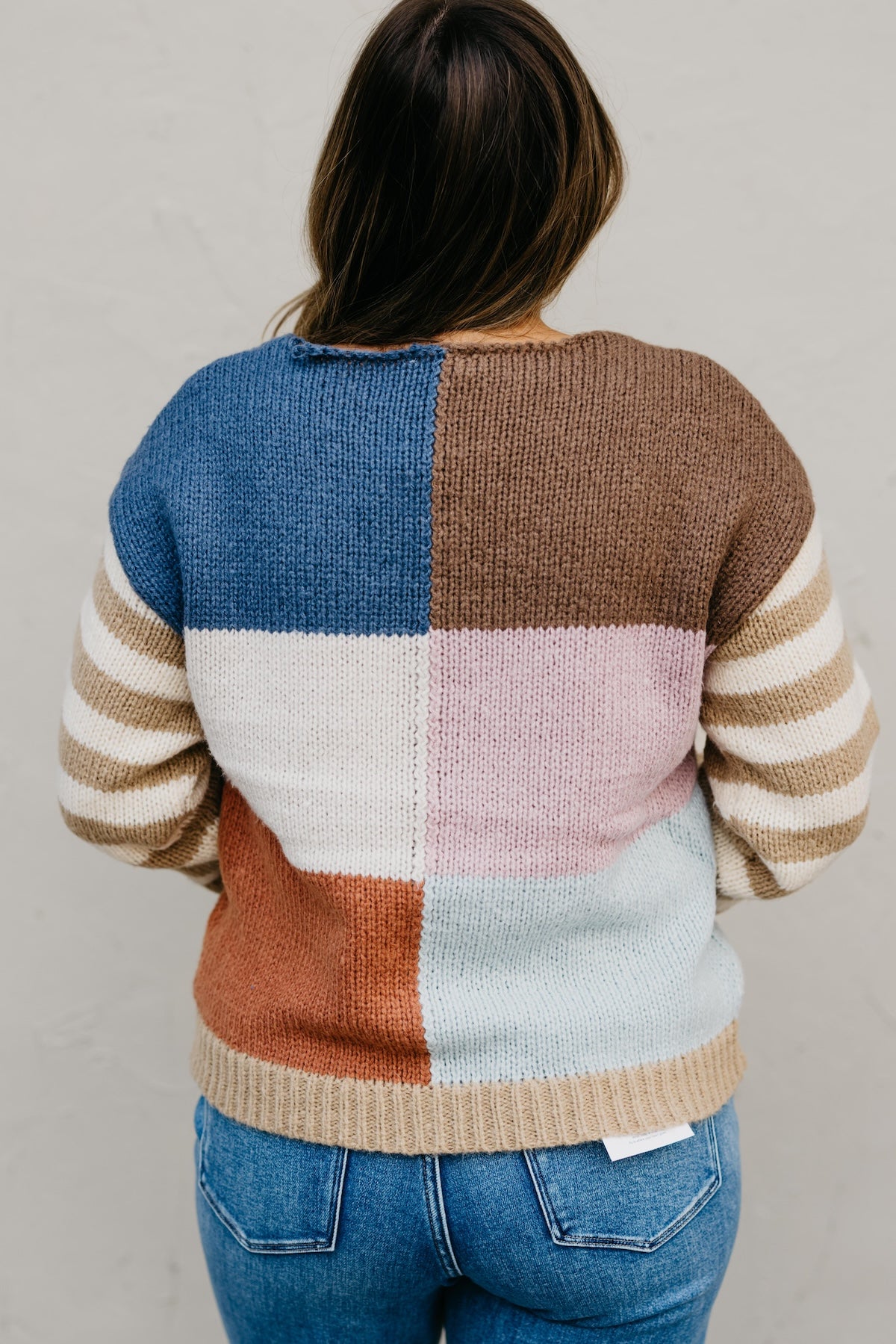 The Mystery Multi Color Block Sweater