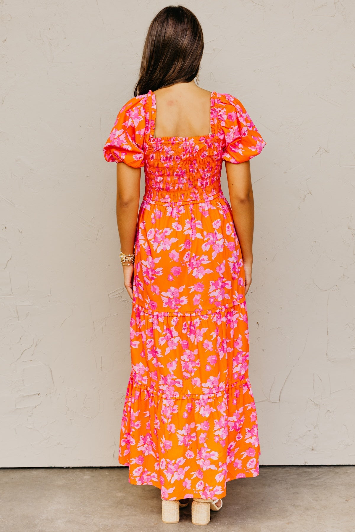 The Alycia Floral Smocked Maxi Dress