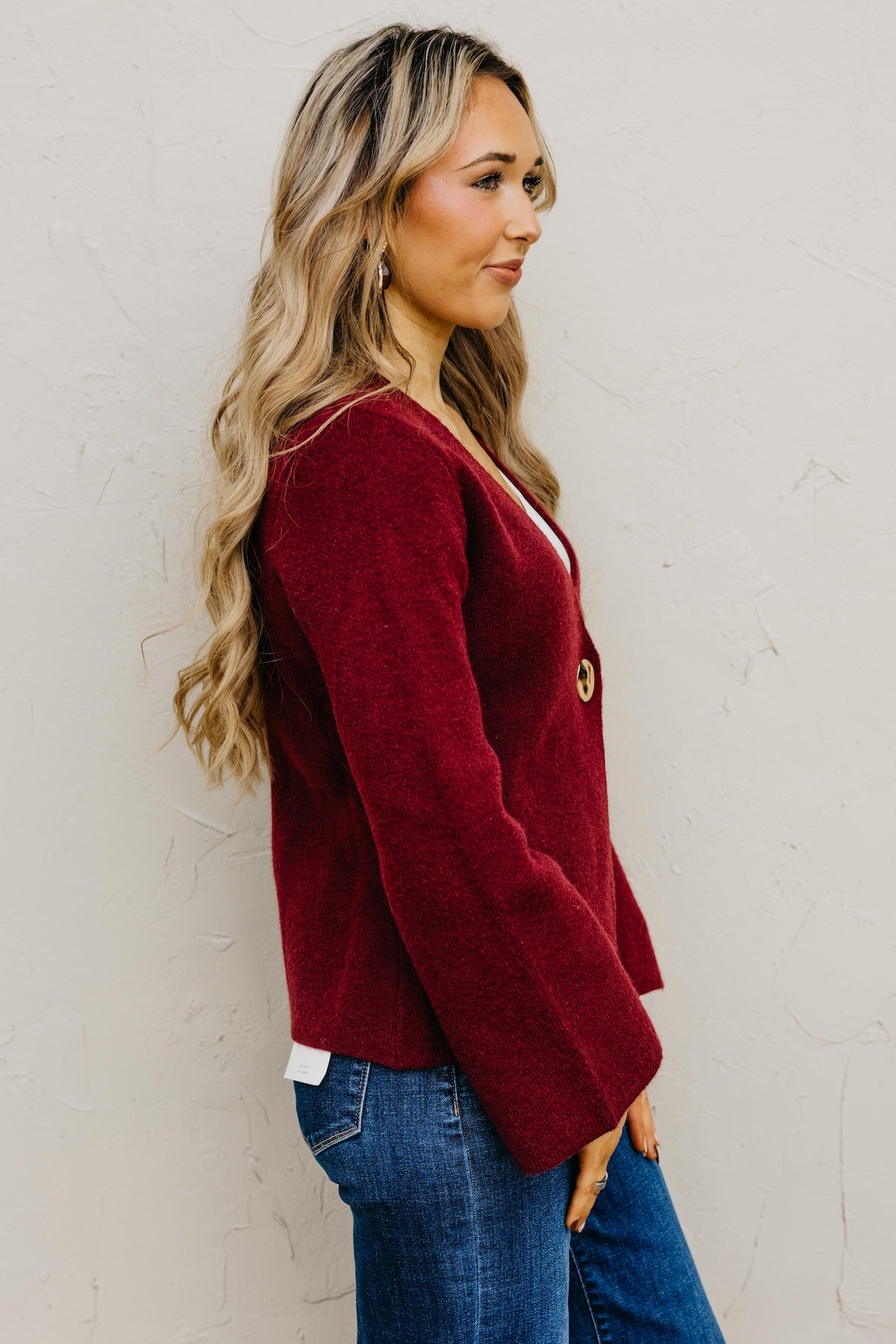 The Ameer Gold Button Cardigan