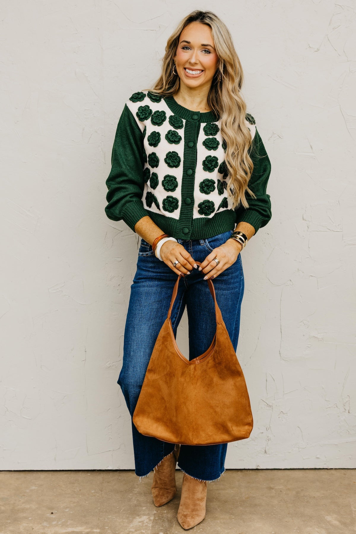 The Kingston Floral Button Up Cardigan