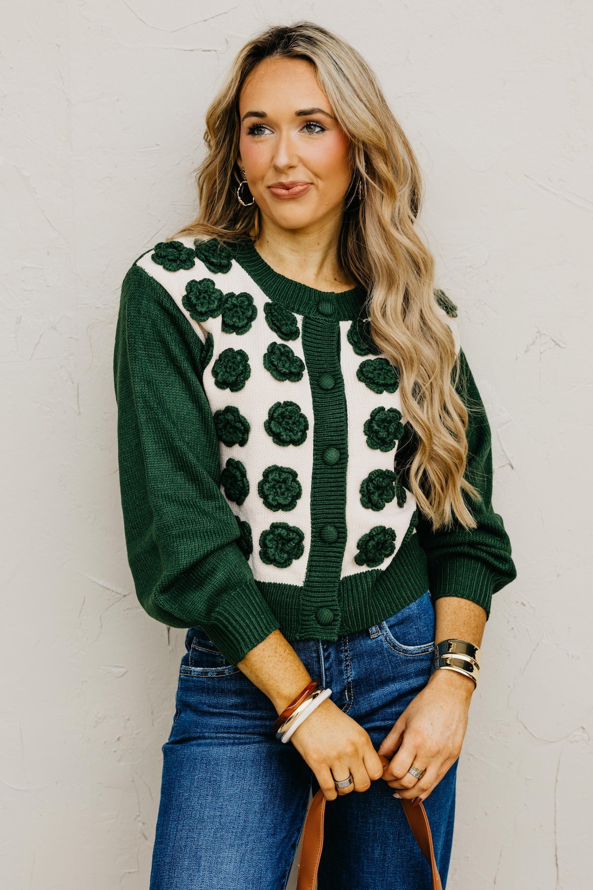 The Kingston Floral Button Up Cardigan