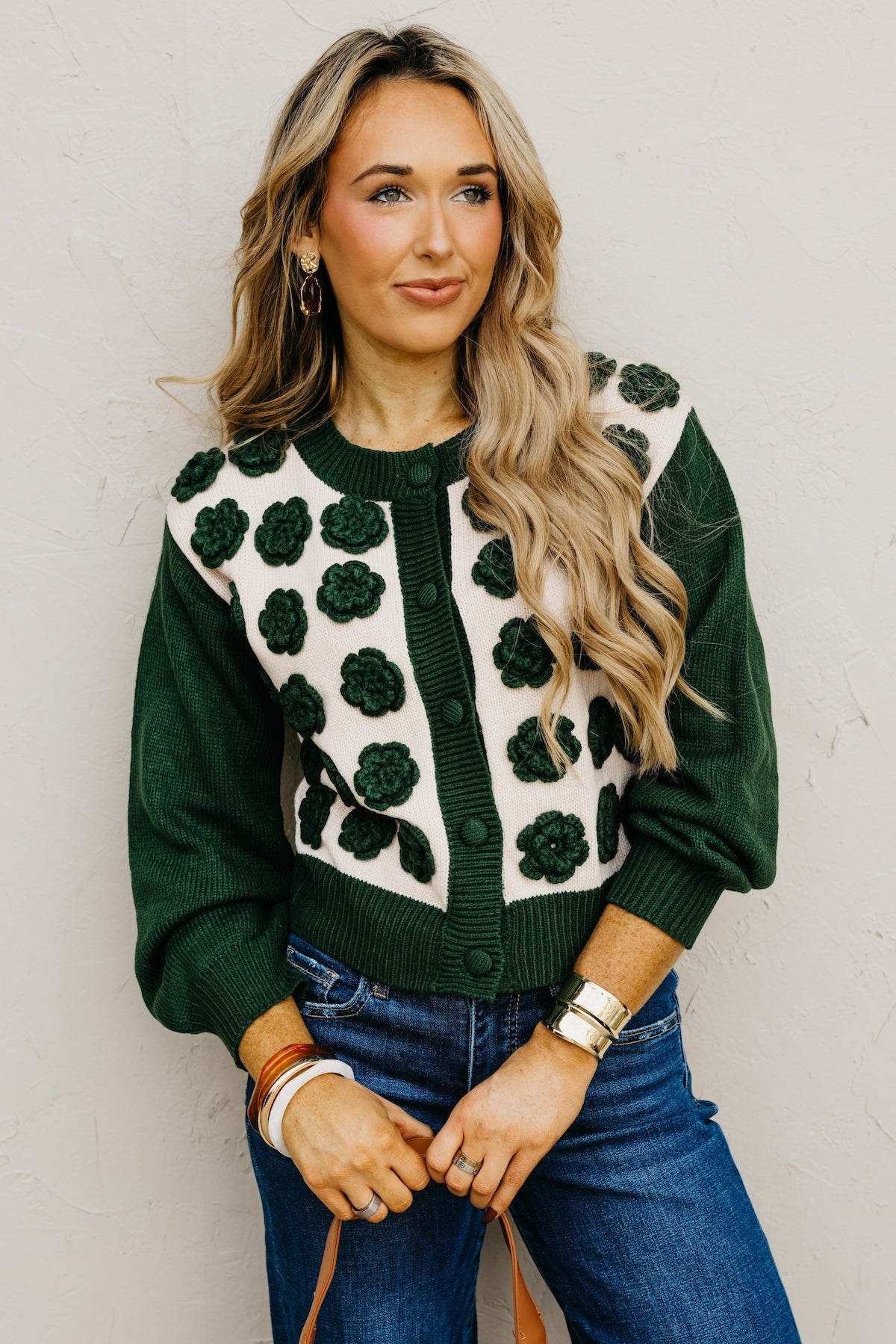 The Kingston Floral Button Up Cardigan