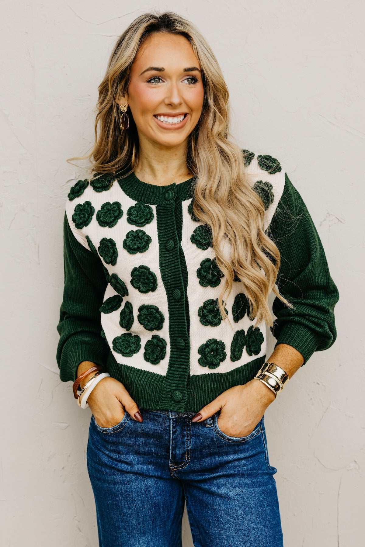The Kingston Floral Button Up Cardigan