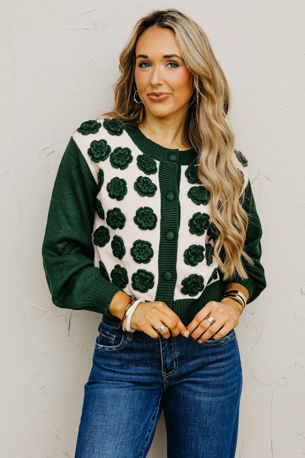 The Kingston Floral Button Up Cardigan
