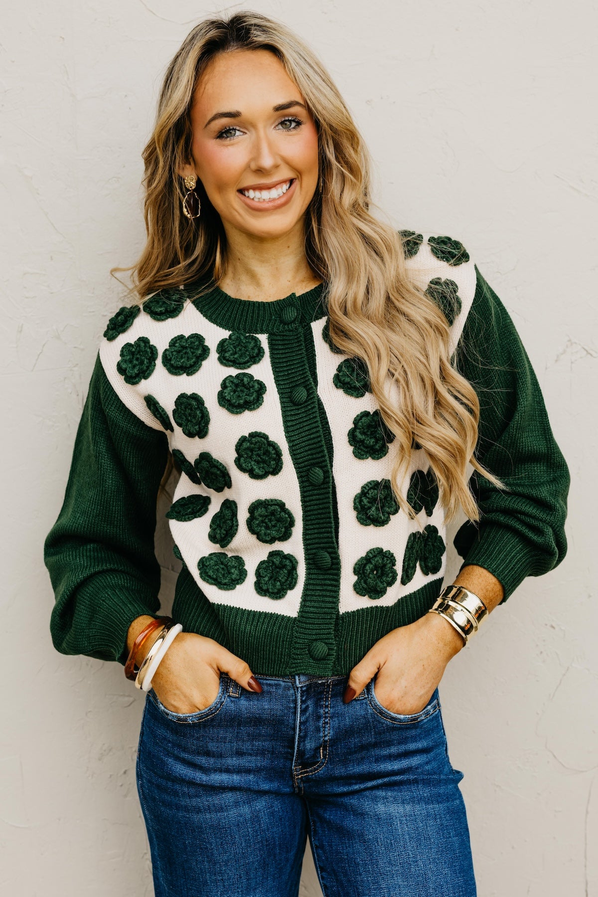 The Kingston Floral Button Up Cardigan