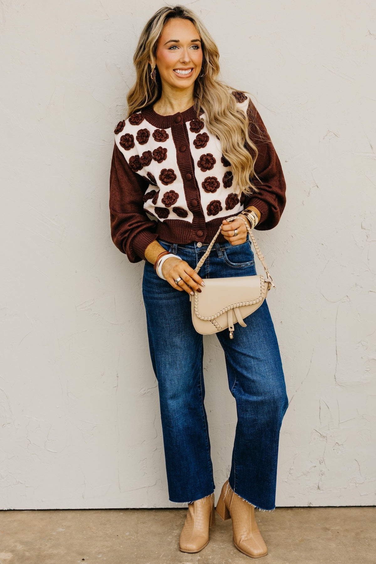 The Kingston Floral Button Up Cardigan