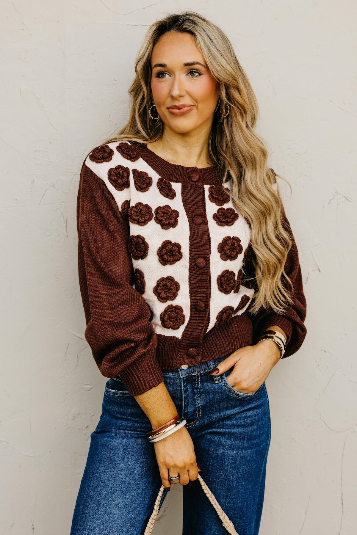 The Kingston Floral Button Up Cardigan