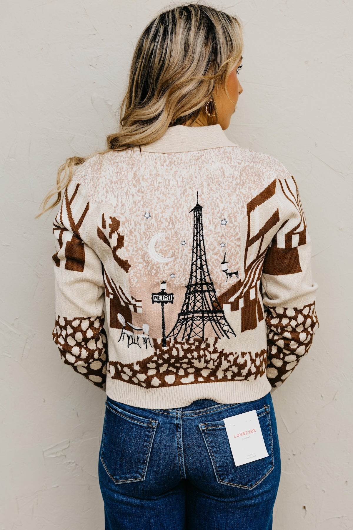 The Marsee Embroidered Jacquard Cardigan