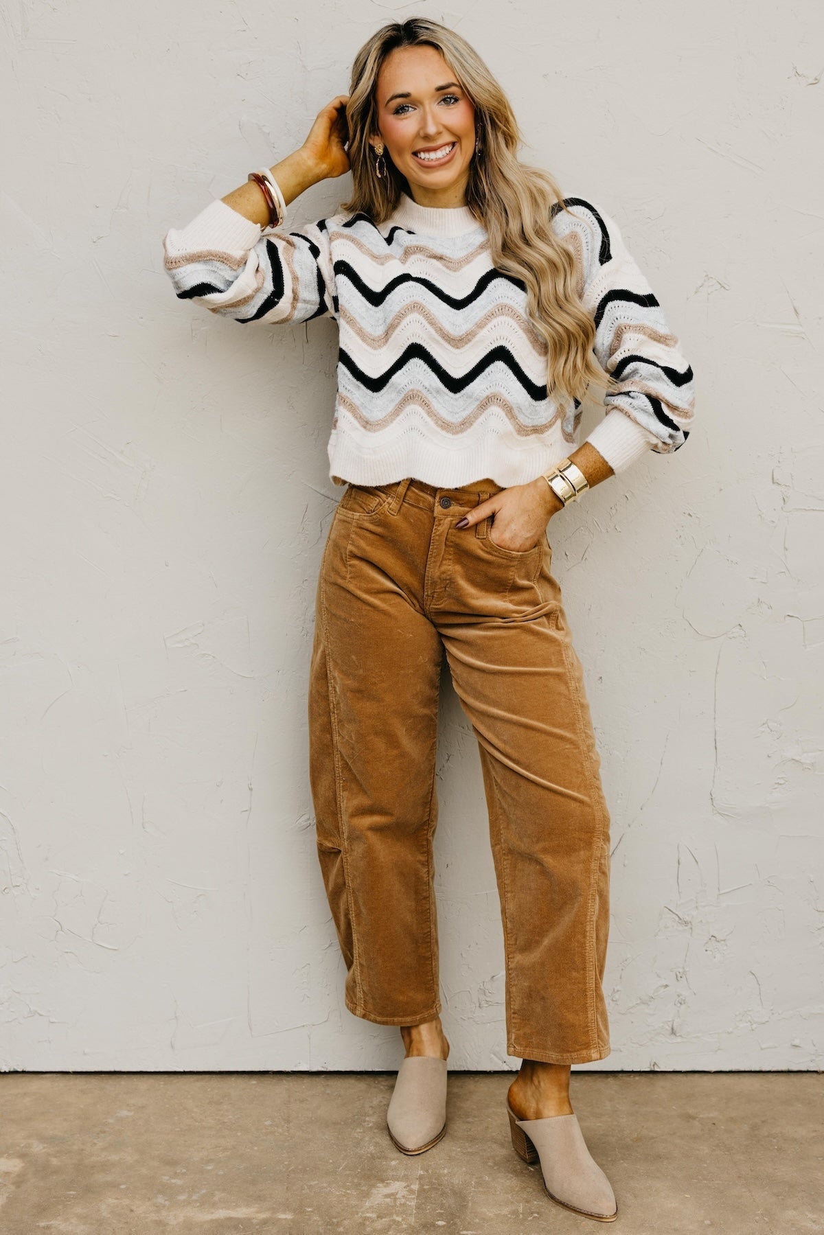 The Lenix Stripe Sweater