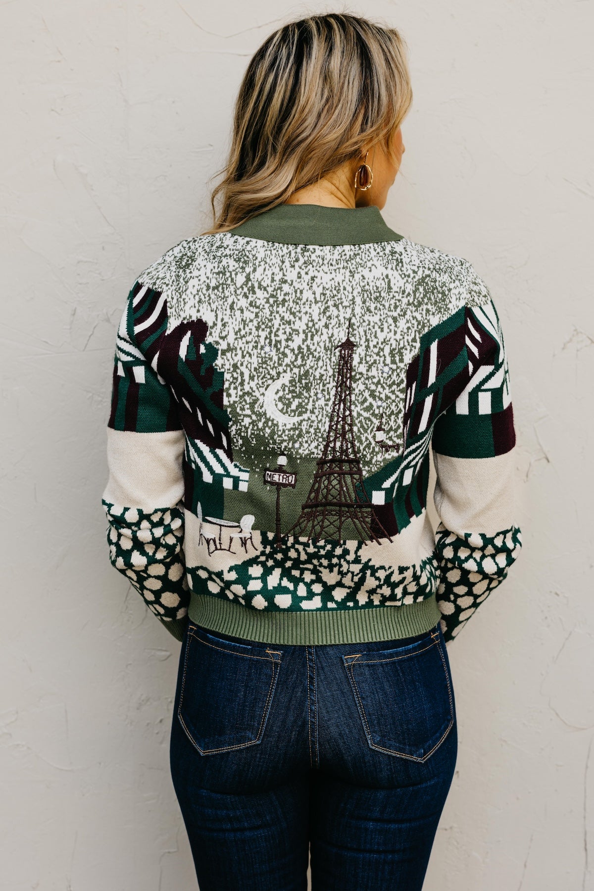 The Marsee Embroidered Jacquard Cardigan