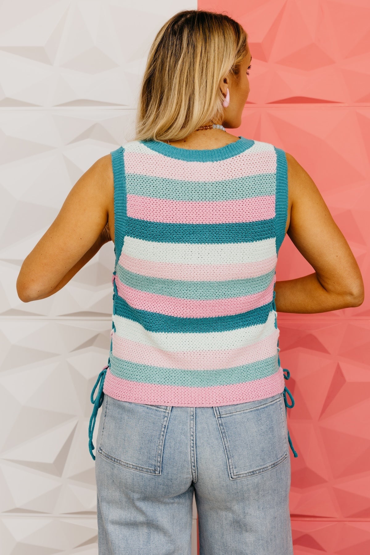 The Paxton Side Tie Sweater Vest