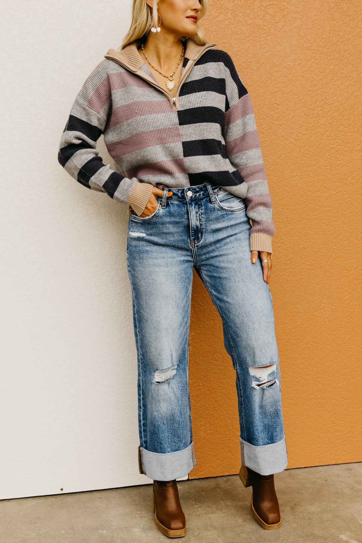 Lovervet by Vervet Denim | The Zani Baggy Wide Cuff Denim | MOD