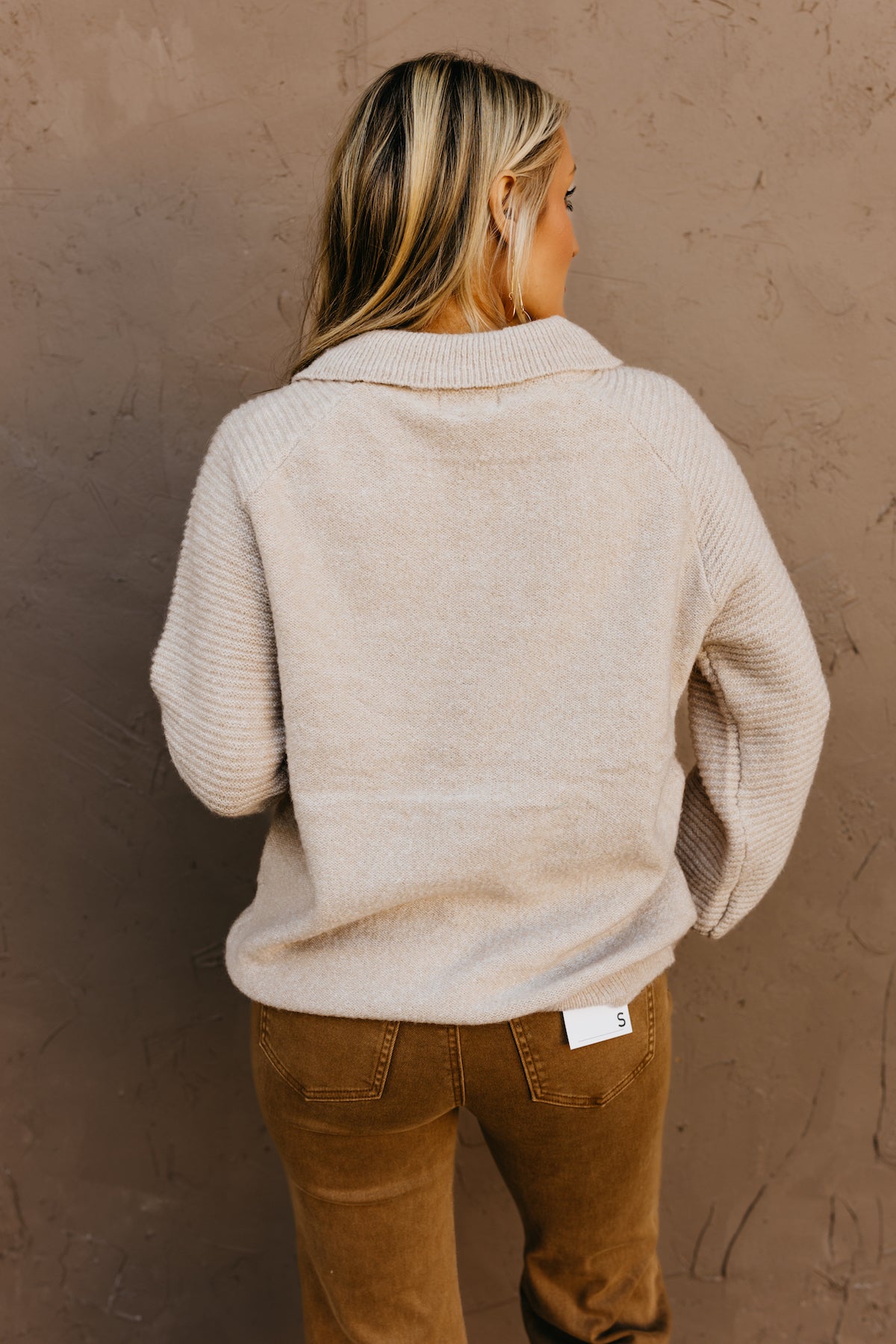 The Snowflake Mock Neck Sweater  - FINAL SALE