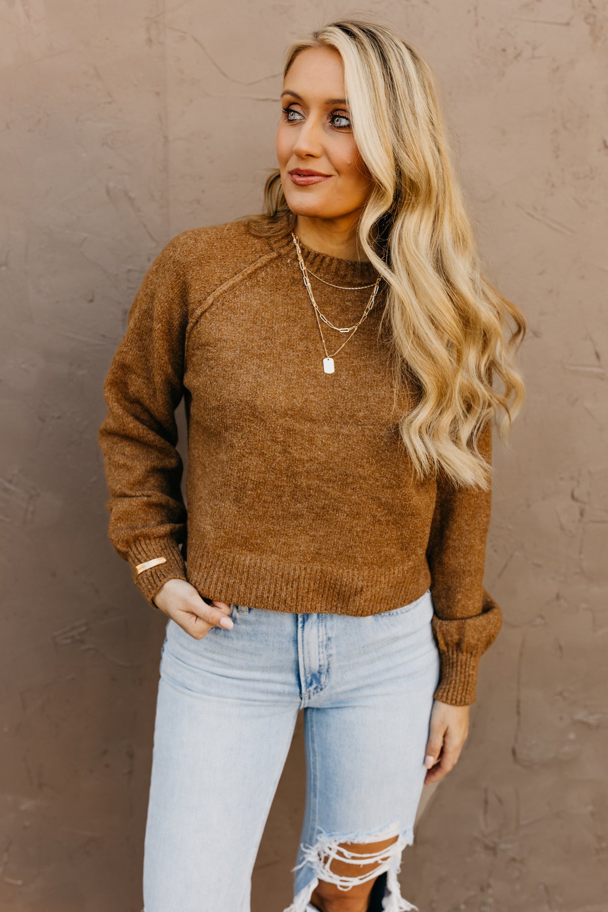 The Nora Raglan Sleeve Sweater  - FINAL SALE