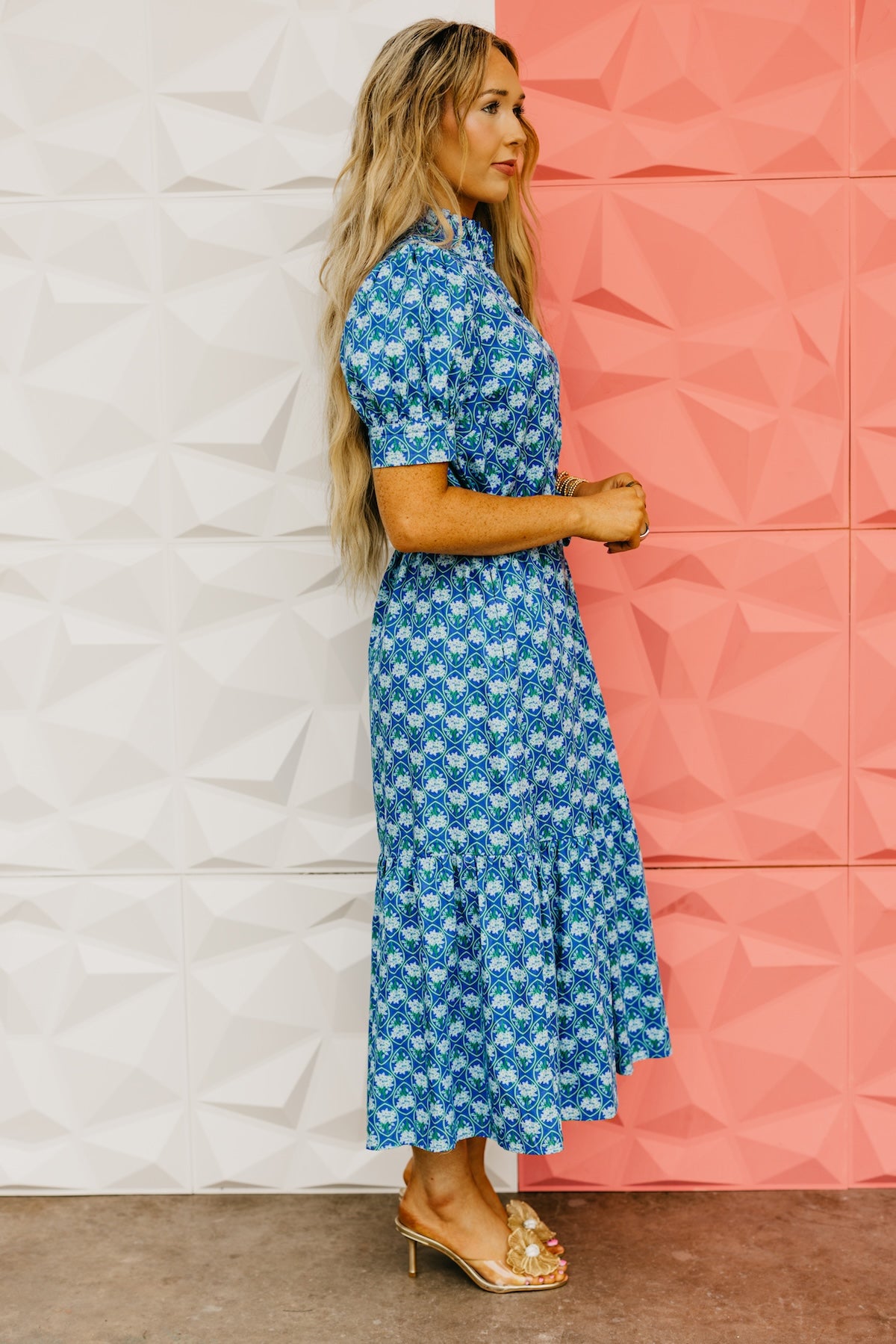 The Thiago Floral Button Up Midi Dress