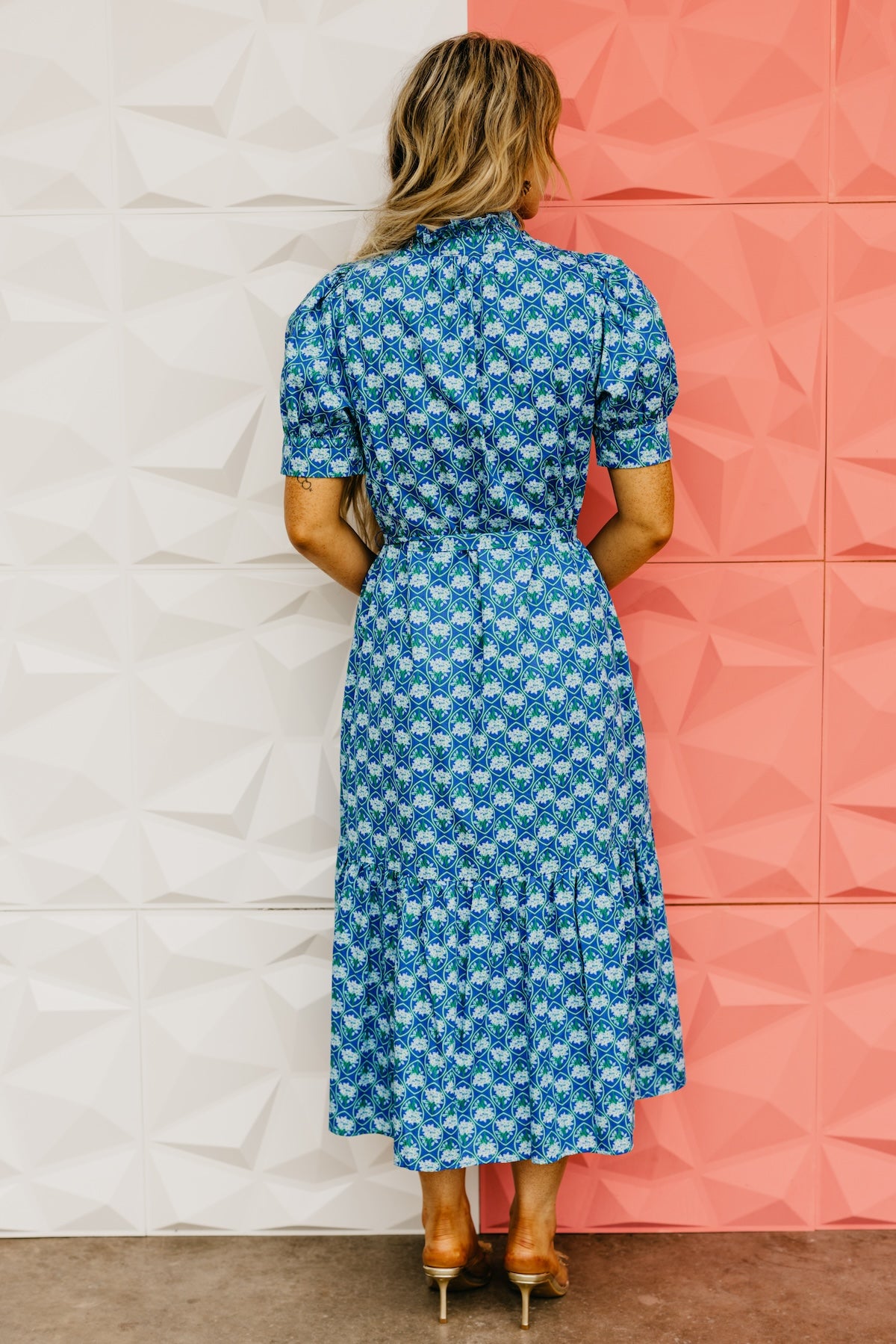 The Thiago Floral Button Up Midi Dress