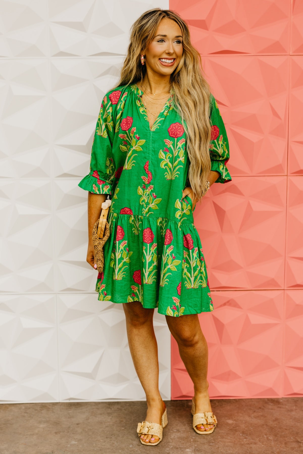 The Jolene Floral Mini Dress