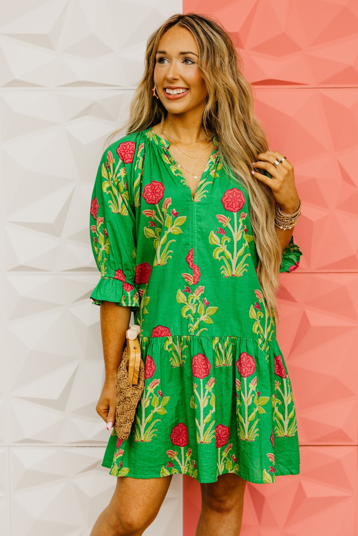 The Jolene Floral Mini Dress