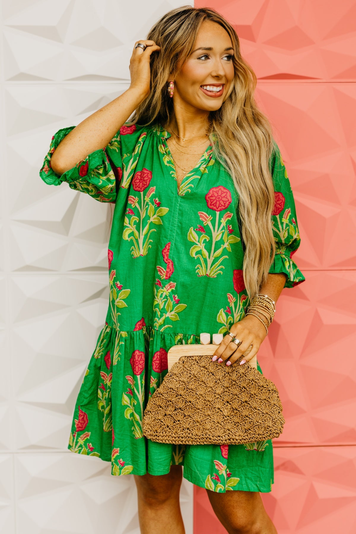 The Jolene Floral Mini Dress