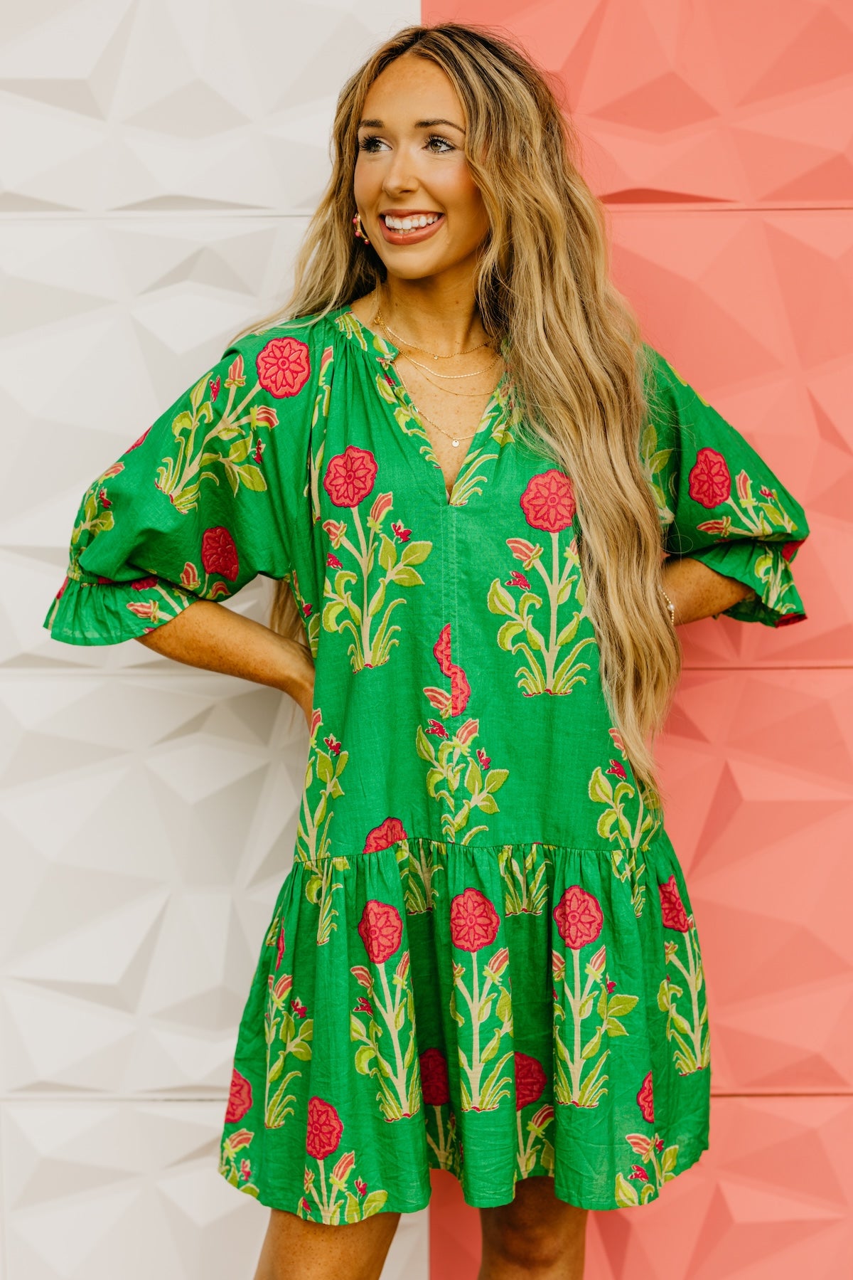 The Jolene Floral Mini Dress