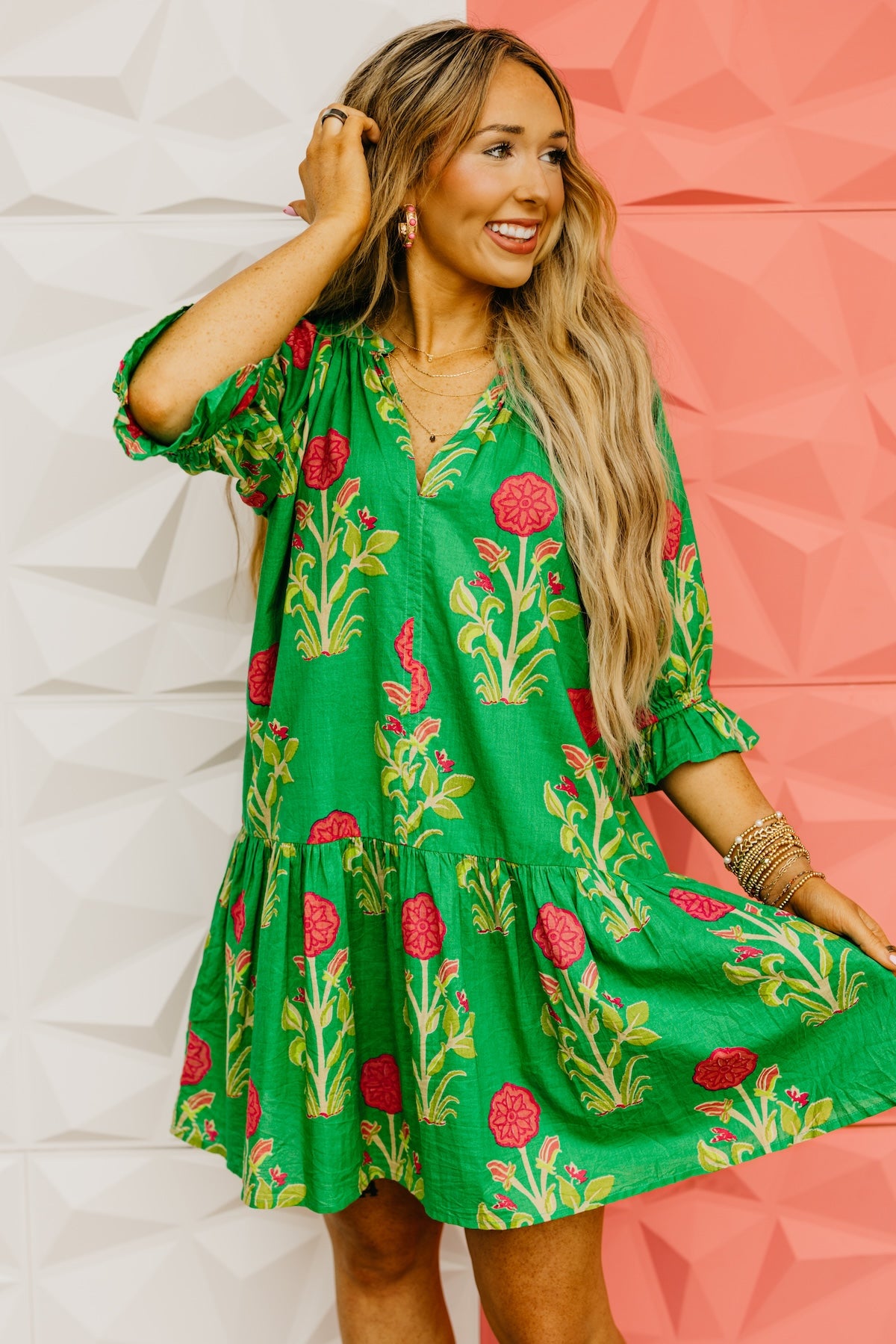 The Jolene Floral Mini Dress