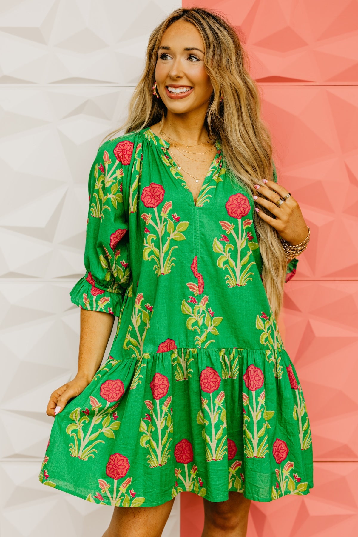 The Jolene Floral Mini Dress