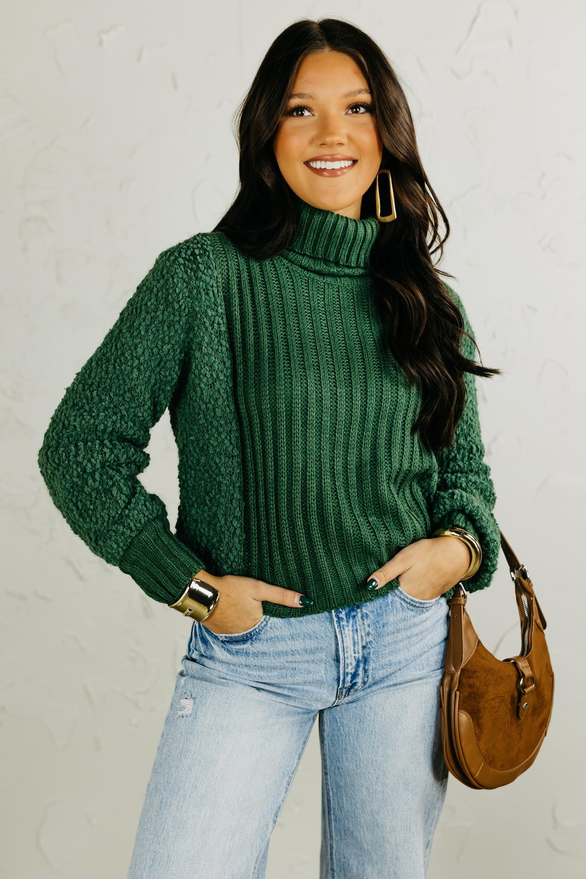 新品 deres back line turtle necy sweater The Quinn Turtleneck Sweater | MOD Boutique