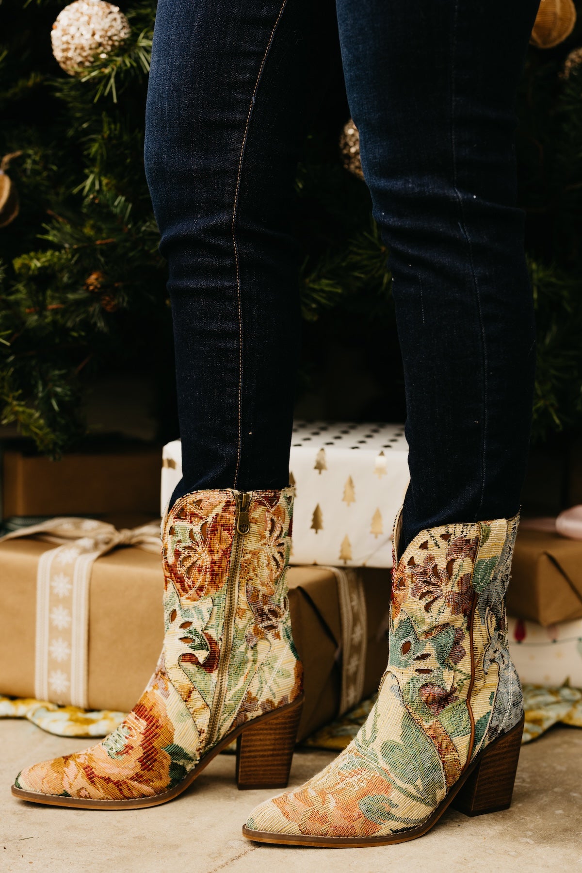 The Sorrel Paneled Vintage Western Bootie MOD Boutique