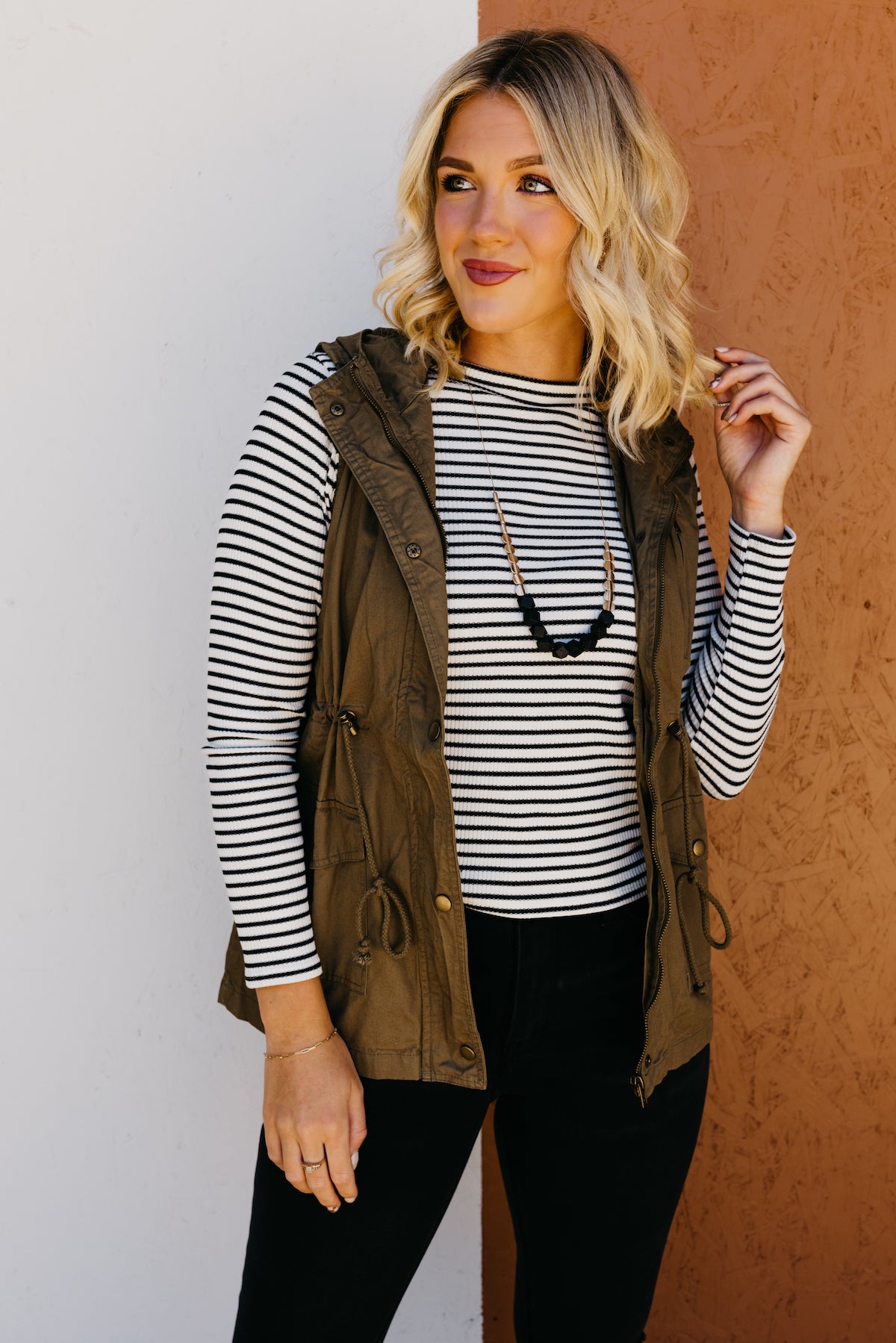 The Marla Sleeveless Utility Jacket  - FINAL SALE