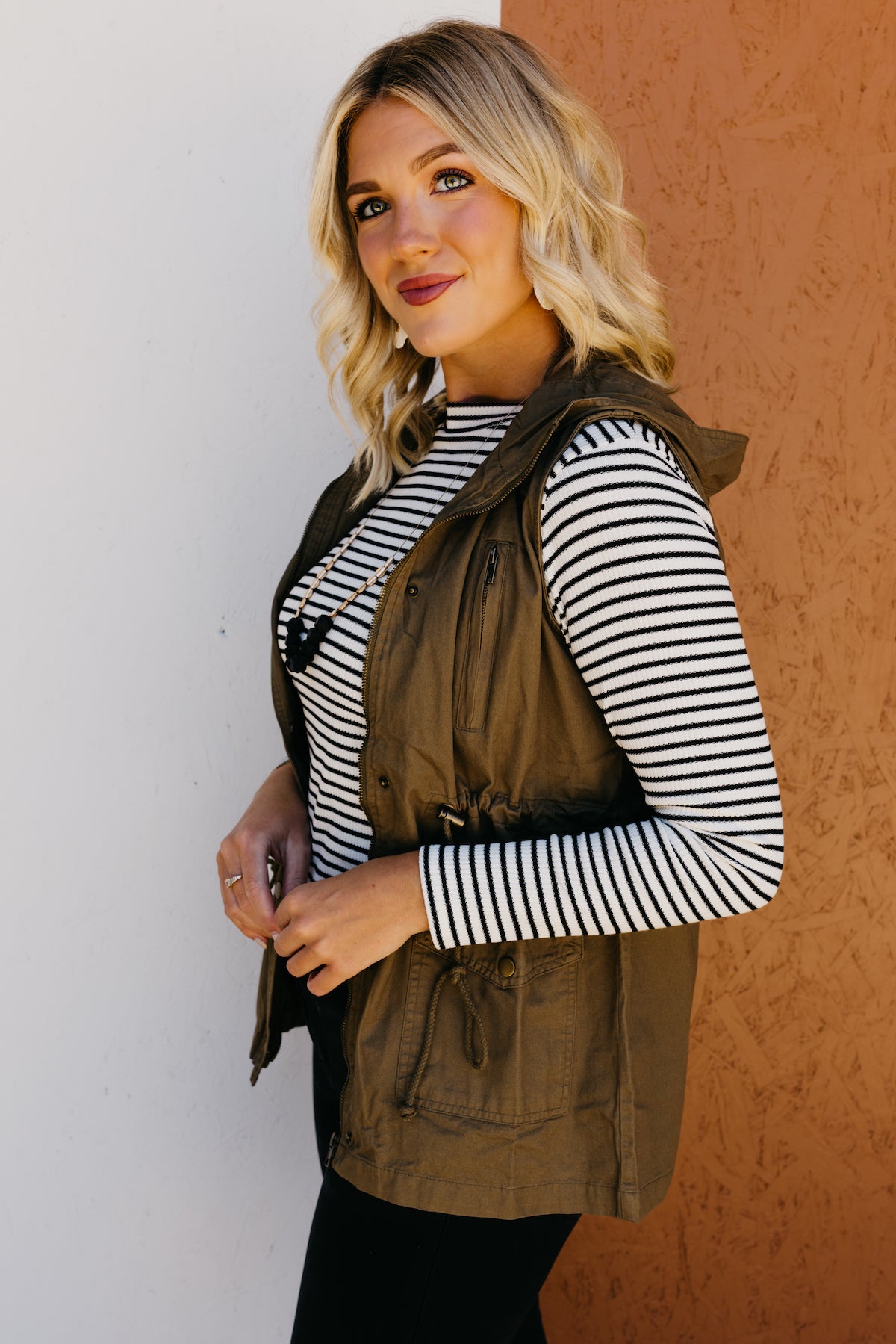 The Marla Sleeveless Utility Jacket  - FINAL SALE