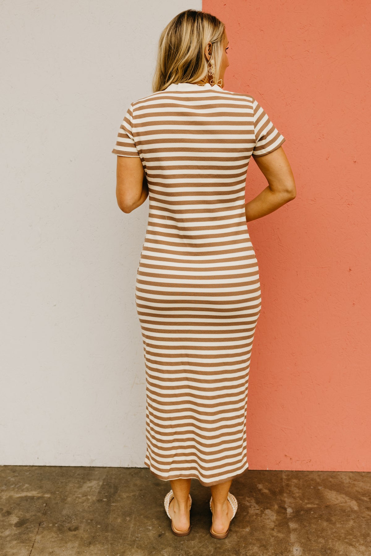 Wishlist | The Edith Striped Ribbed Midi Dress