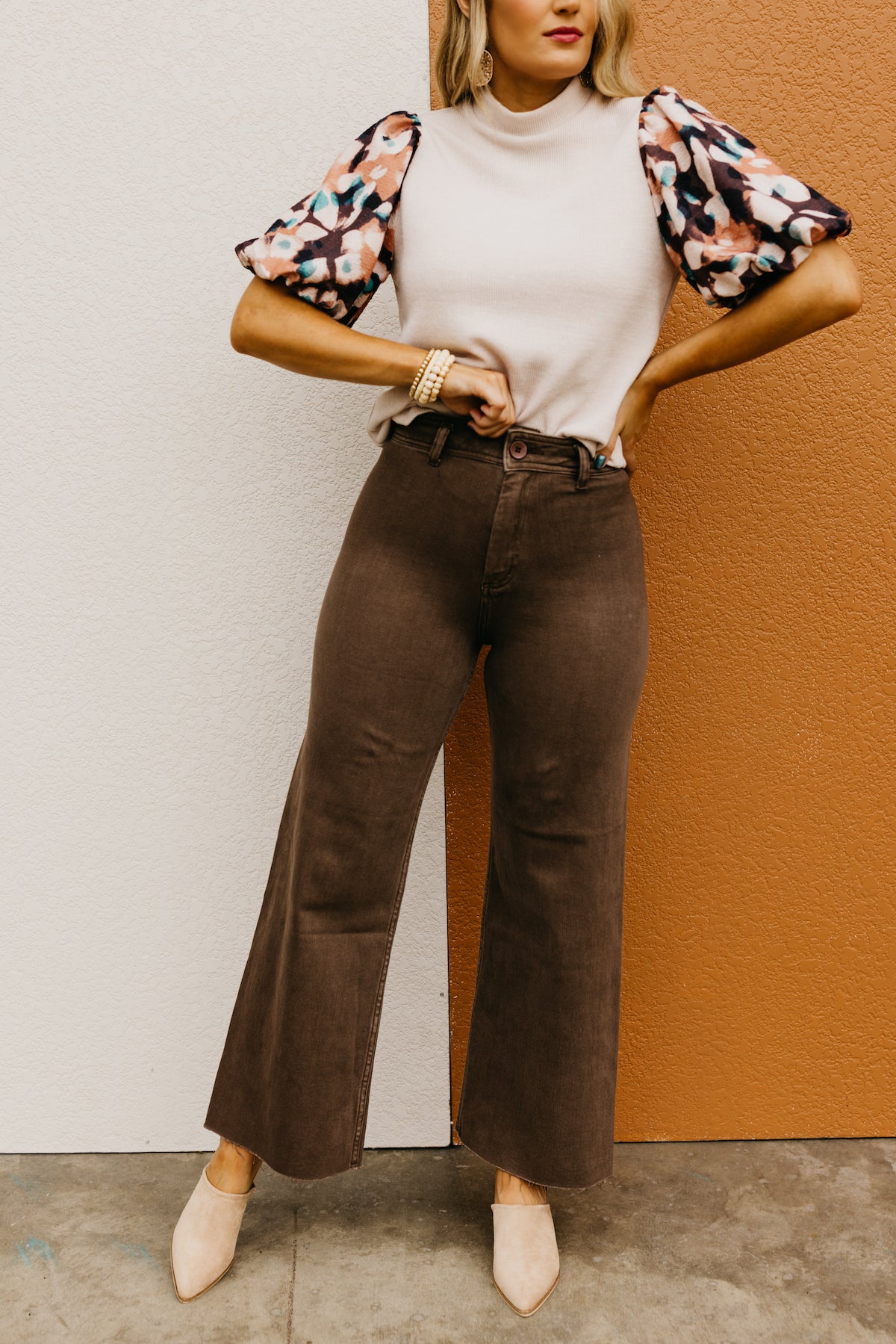 The Luciano Straight Wide Leg Denim Pants  - FINAL SALE
