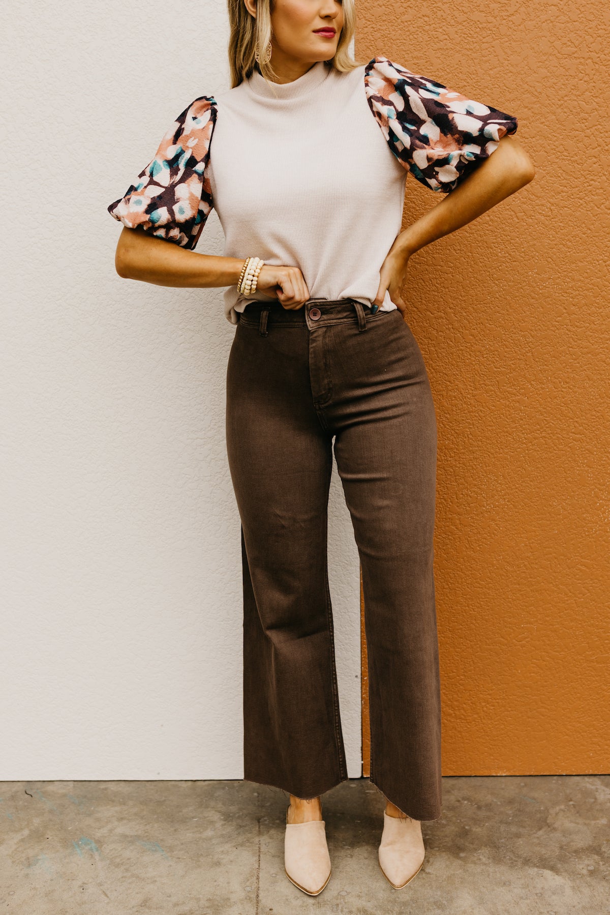 The Luciano Straight Wide Leg Denim Pants  - FINAL SALE