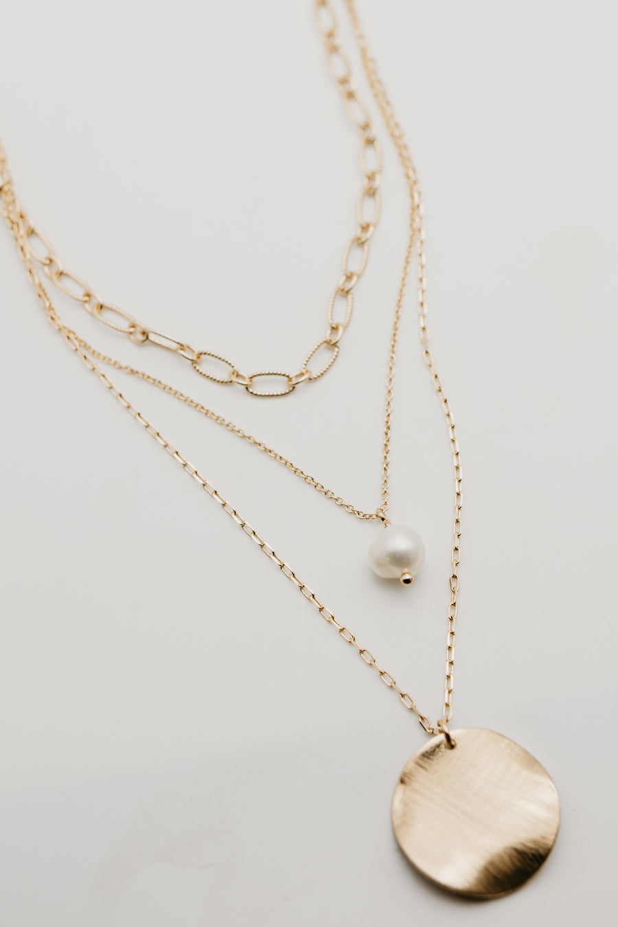The Troy Disc Necklace