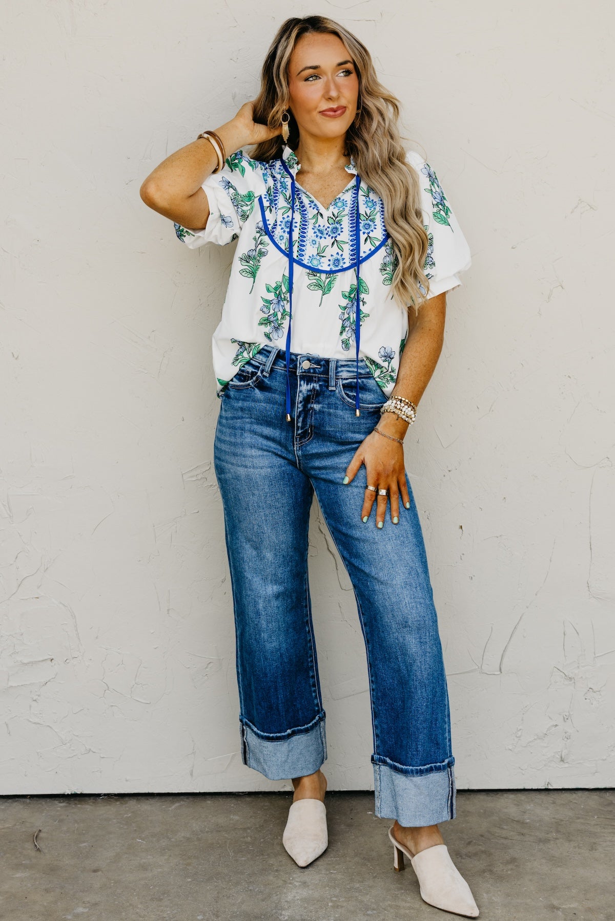 The Deborah Peasant Tie Top