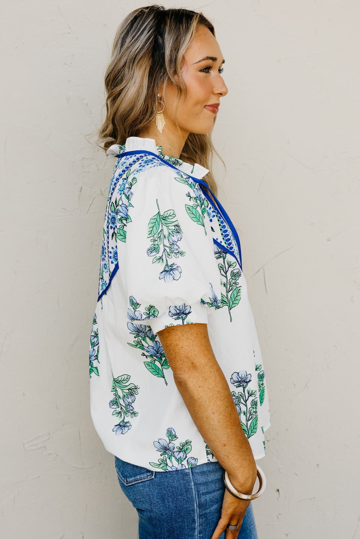 The Deborah Peasant Tie Top