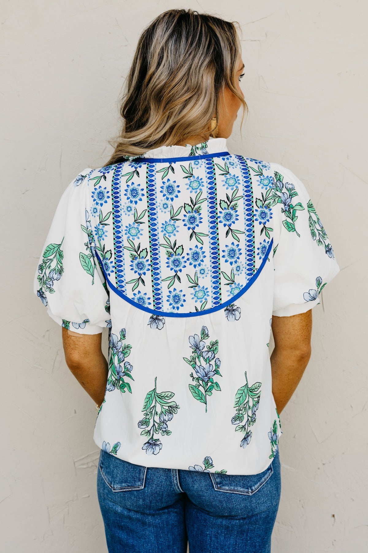 The Deborah Peasant Tie Top