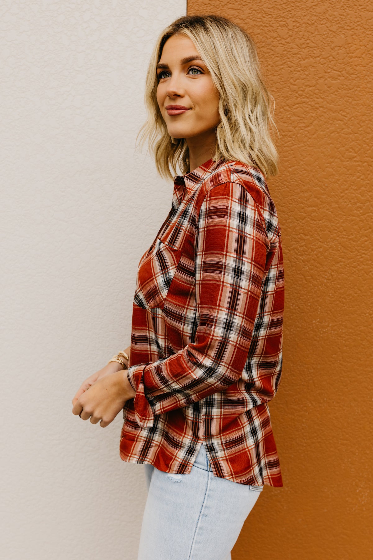 The Karev Fitted Flannel Shirt  - FINAL SALE