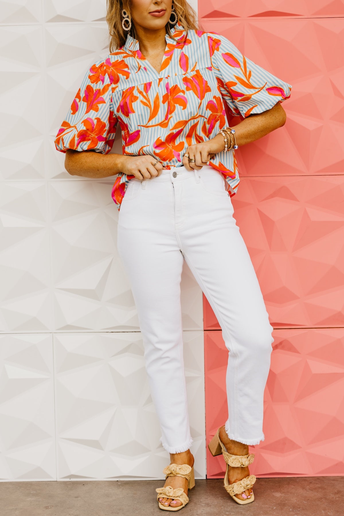 Kan Can Denim | White Slim Straight Denim