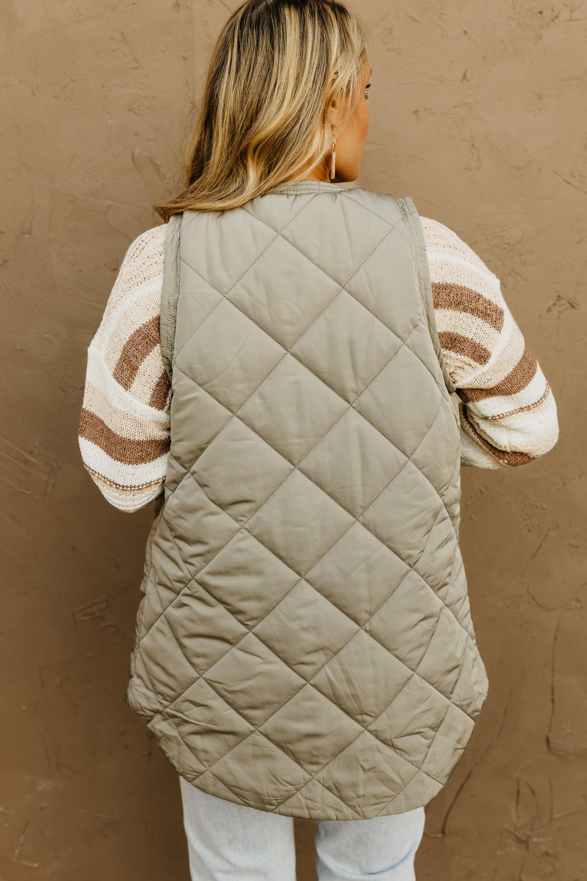 The Melody Longline Quilted Vest